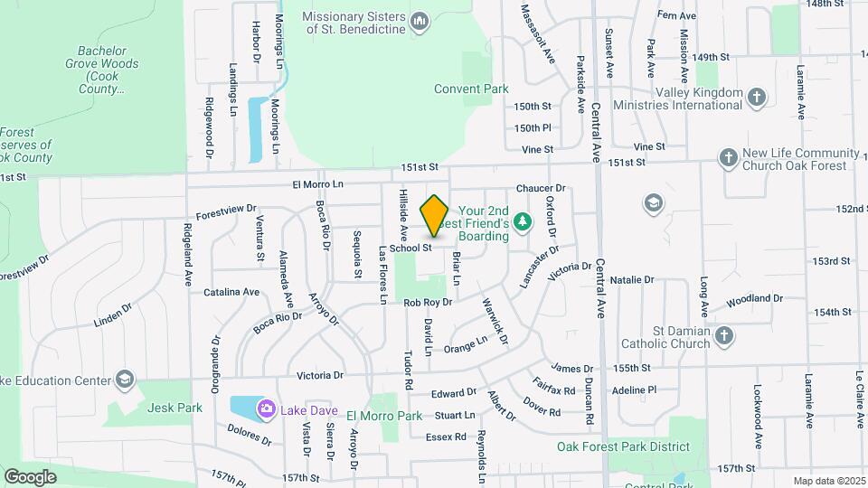 5918 School St Map and Location Details