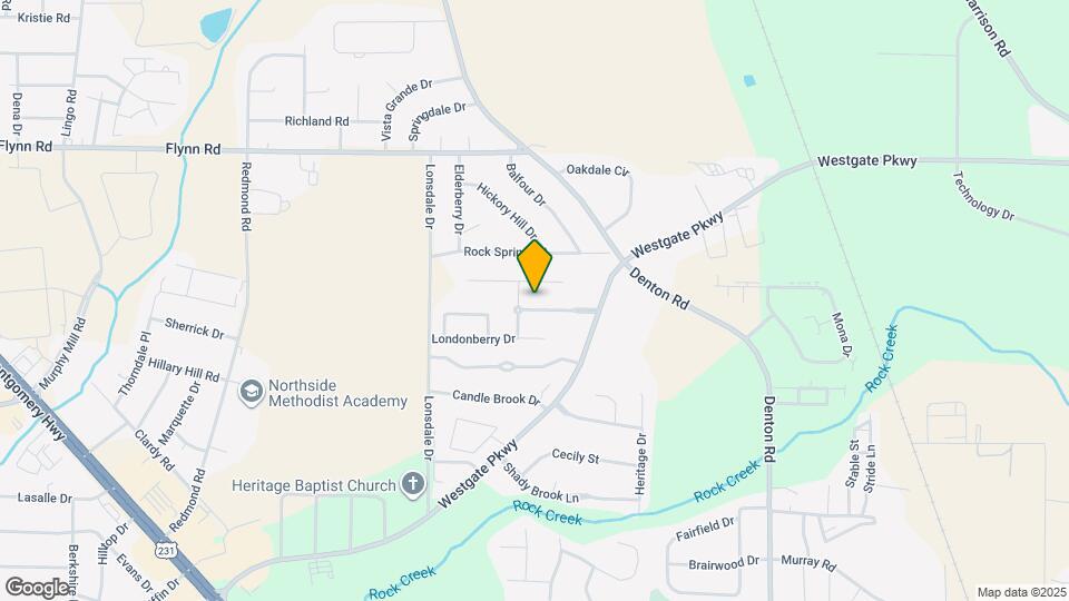 220 Maplecliff Dr Map and Location Details