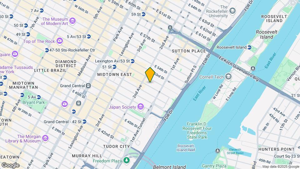 323 E 51st St, Unit 3F Map and Location Details