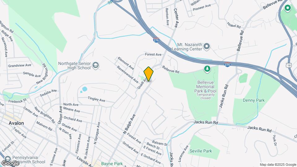 351 N Balph Ave, Unit #1 Map and Location Details