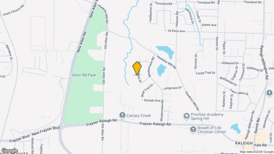 3785 Black Forest Dr Map and Location Details