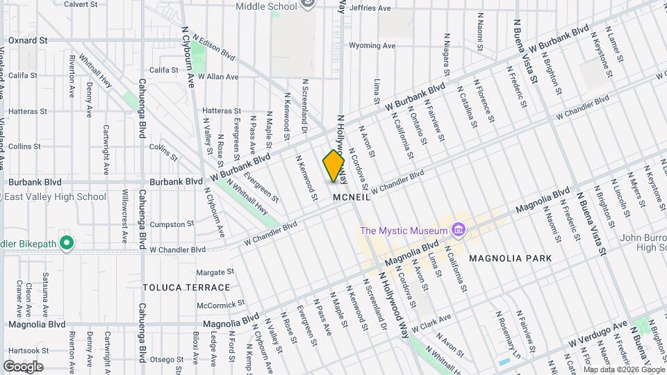 1220 N Screenland Dr, Unit 1220 Map and Location Details