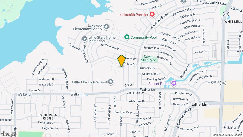 2825 Dawn Spring Dr Map and Location Details