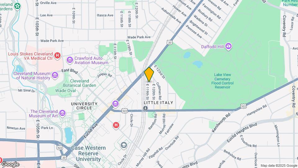 1901 E 119th St Map and Location Details