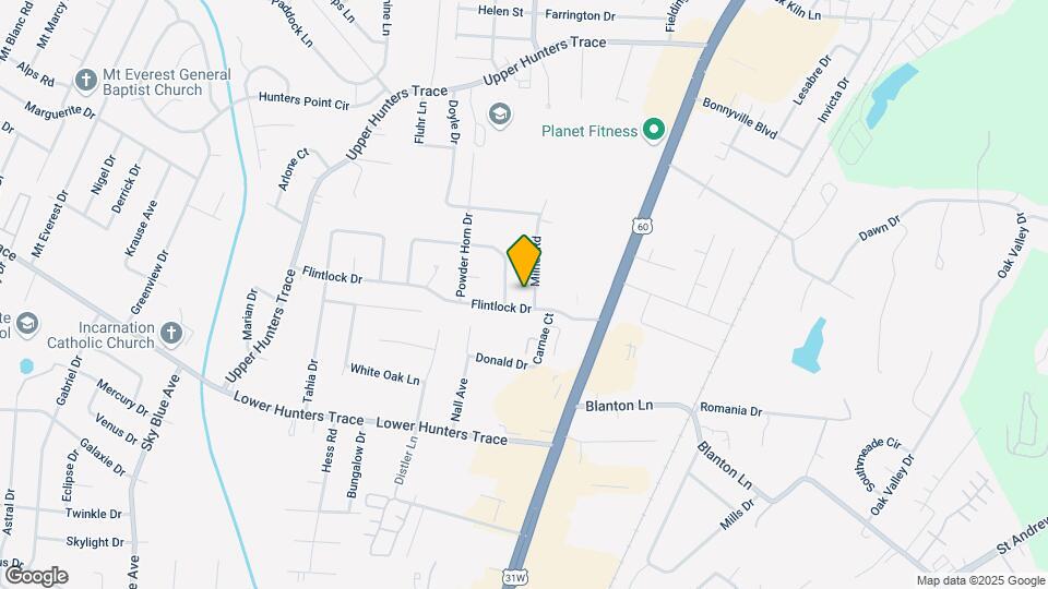 4201 Flintlock Dr Map and Location Details