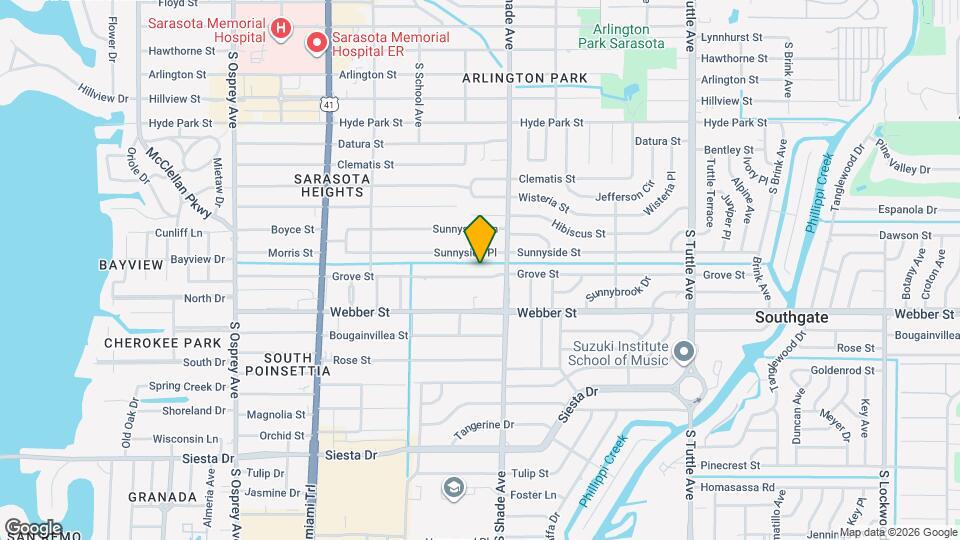 2317 Grove St Map and Location Details