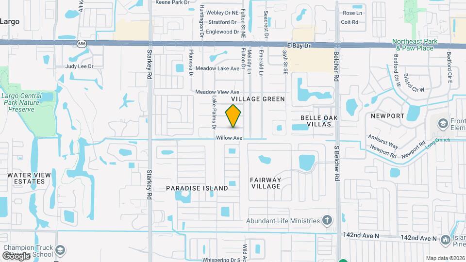 3122 Green Acres Ave Map and Location Details