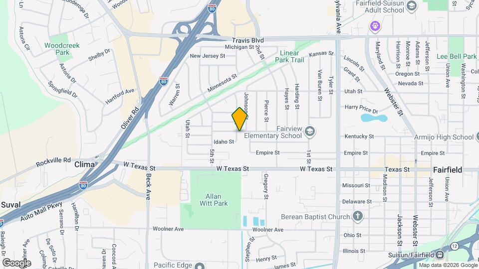 1615 Kentucky St Map and Location Details