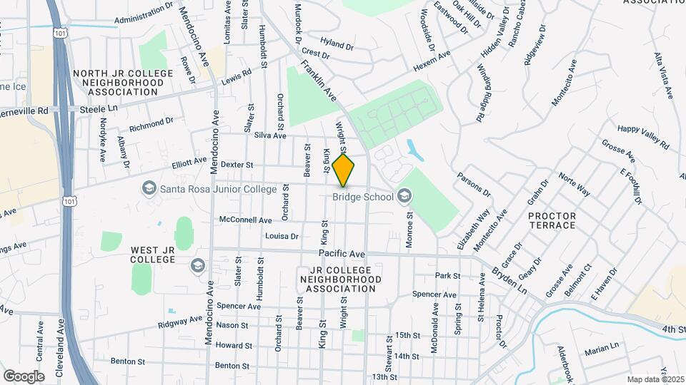1095 Fulkerson St Map and Location Details