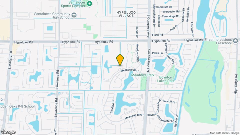 1405 Meadows Cir Map and Location Details