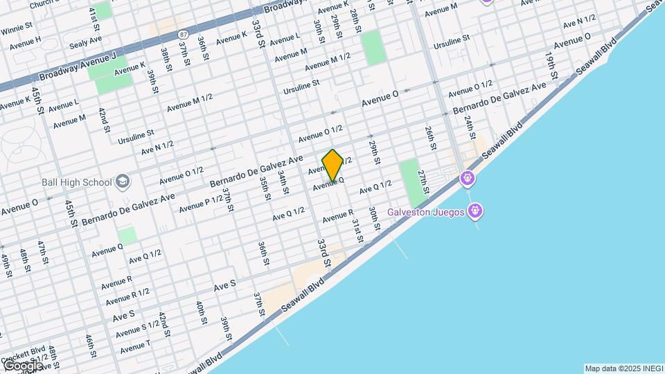 3117 Avenue Q Map and Location Details