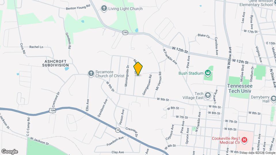 975 Melrose Dr Map and Location Details