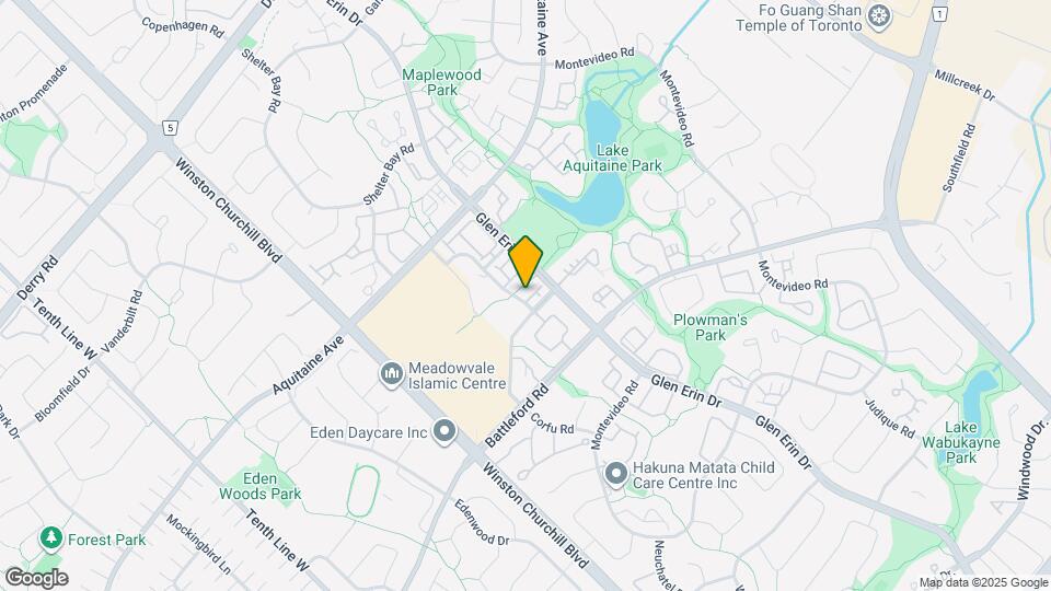 6880 Meadowvale Town Centre Cir Map and Location Details