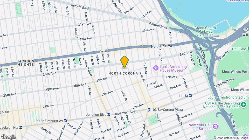 34-27 101st St Map and Location Details