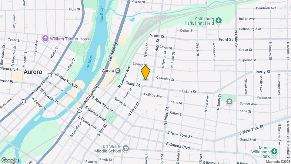 438 Claim St Map and Location Details