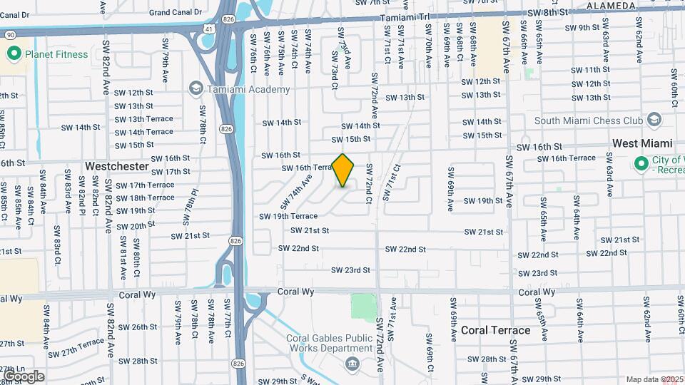 7321 SW 18th Street Rd Map and Location Details