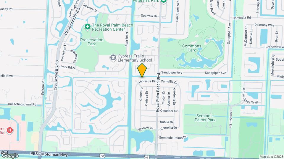 931 Hibiscus Dr Map and Location Details