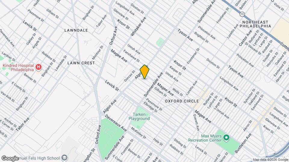 1123 Gilham St Map and Location Details