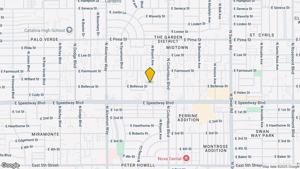 4155-4161 E Bellevue St Map and Location Details