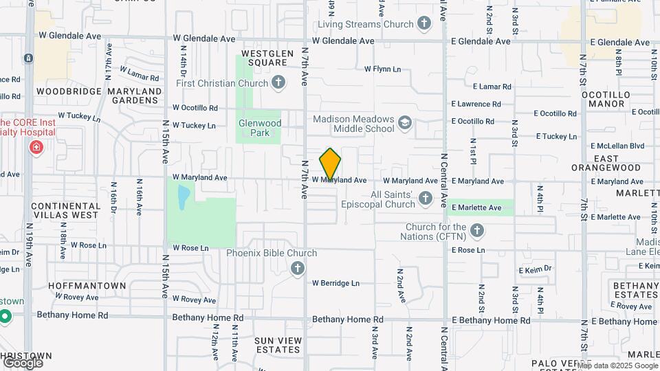 511 W Maryland Ave Mapa y Detalles de la Ubicación