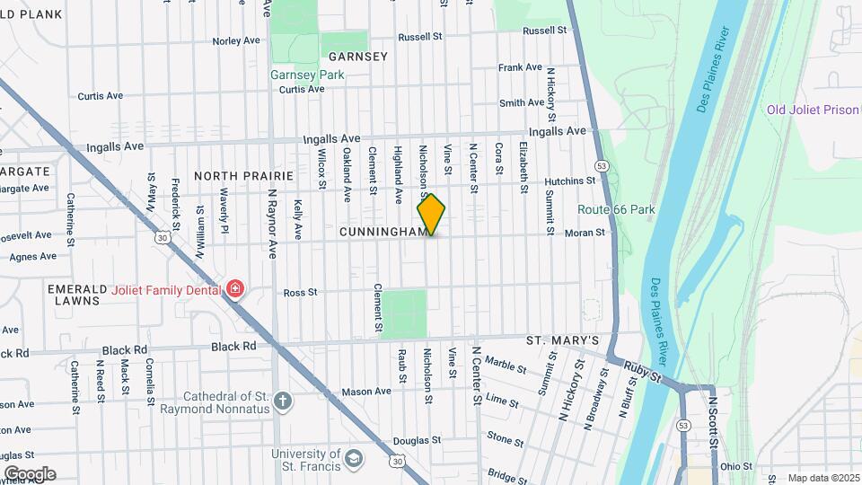 922 Nicholson St Map and Location Details