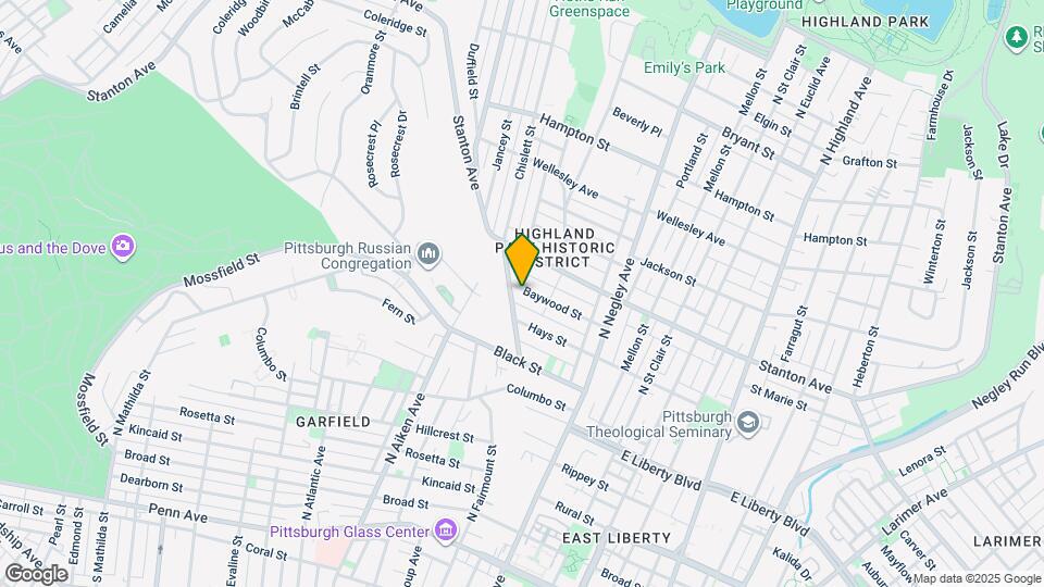 5430 Baywood St, Unit 1st Floor Map and Location Details