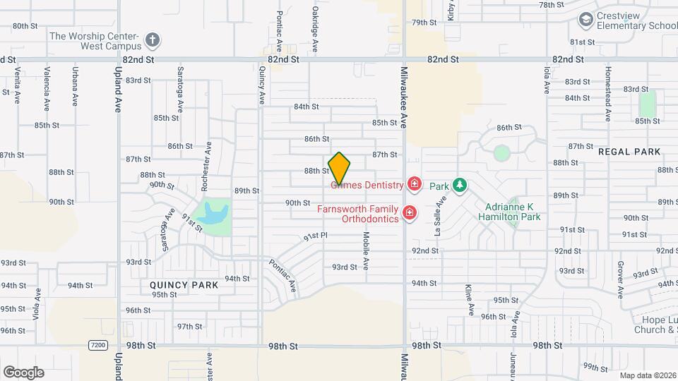 6545 89th St Map and Location Details