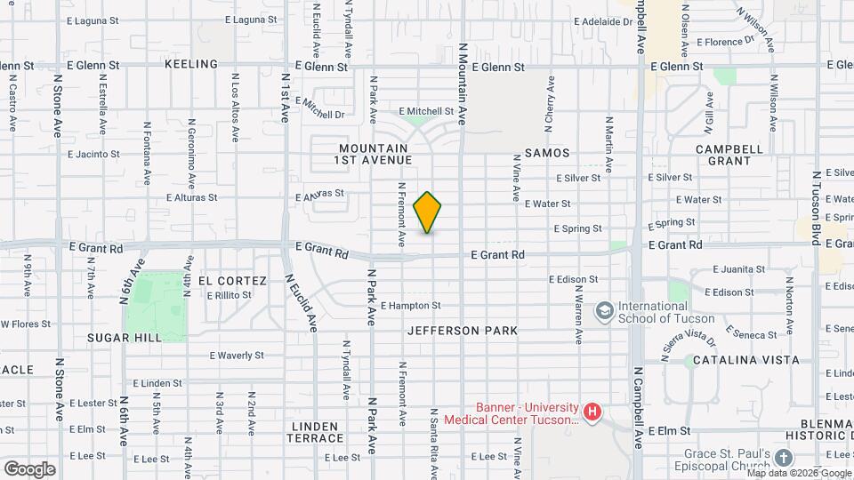 2435 N Santa Rita Ave Map and Location Details