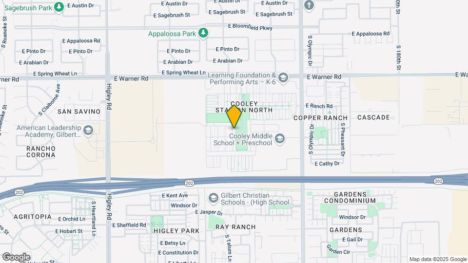 1027 S Agnes Ln Map and Location Details
