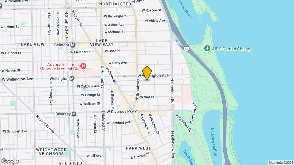 524 W Oakdale Ave Map and Location Details