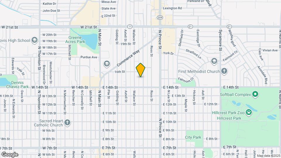 1424 Sheldon St Map and Location Details