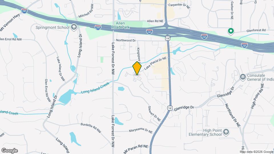 Calibre Springs Mapa y Detalles de la Ubicación