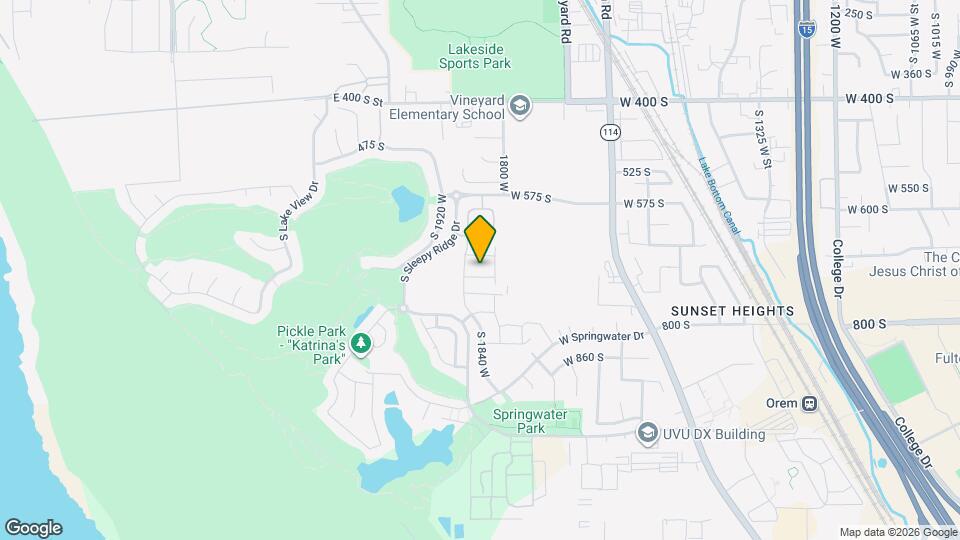 1816 W 720 S Map and Location Details