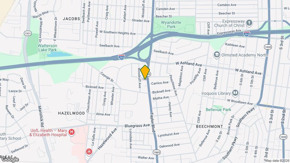 4030 Taylor Blvd Mapa y Detalles de la Ubicación