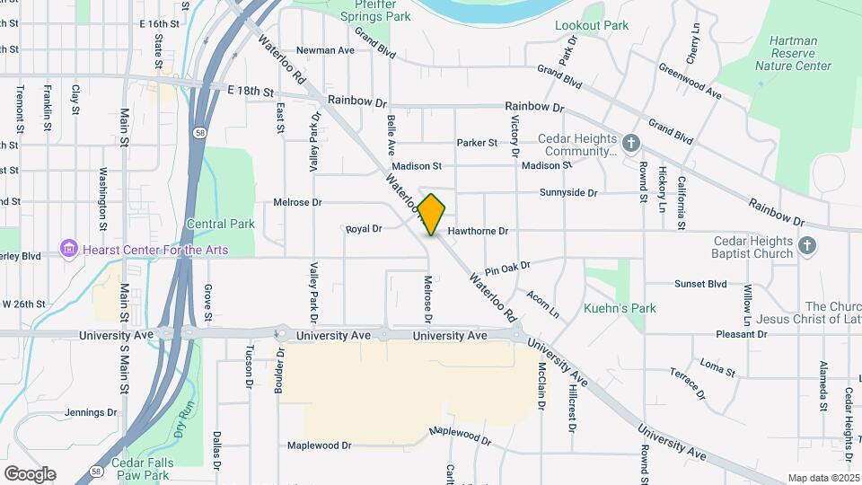 2328 Melrose Dr Map and Location Details