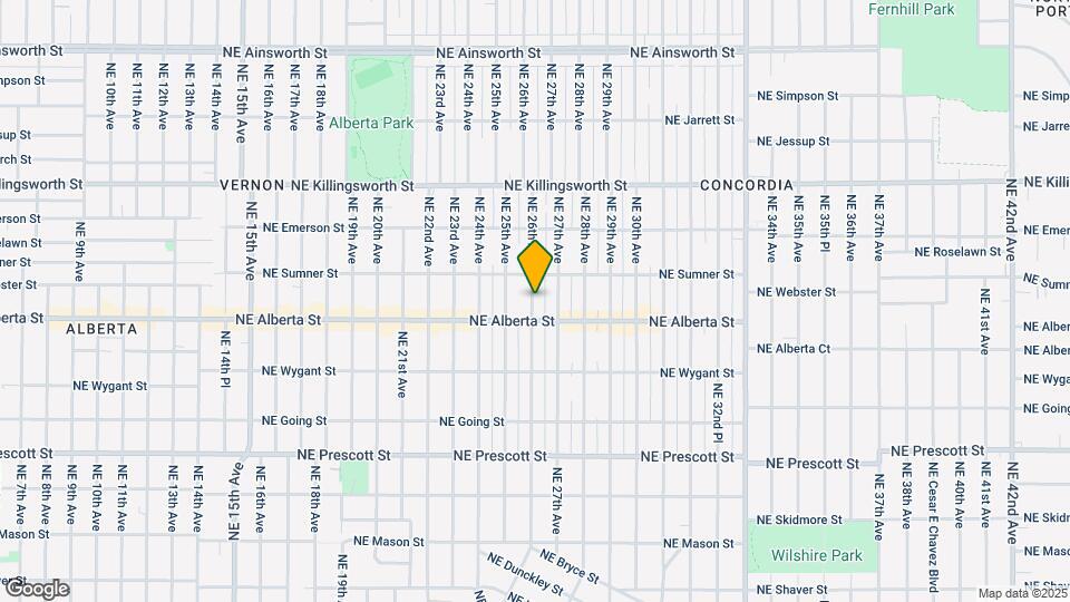 5022 NE 26th Ave Map and Location Details