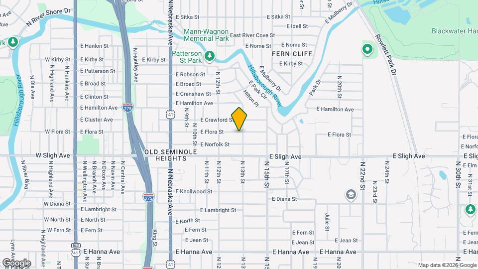 1221 E Flora St Map and Location Details