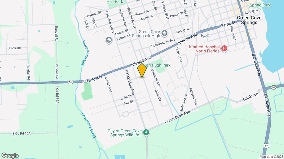 403 Highland Ave Map and Location Details