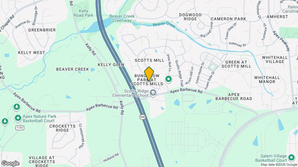 1109 Bungalow Park Dr Mapa y Detalles de la Ubicación