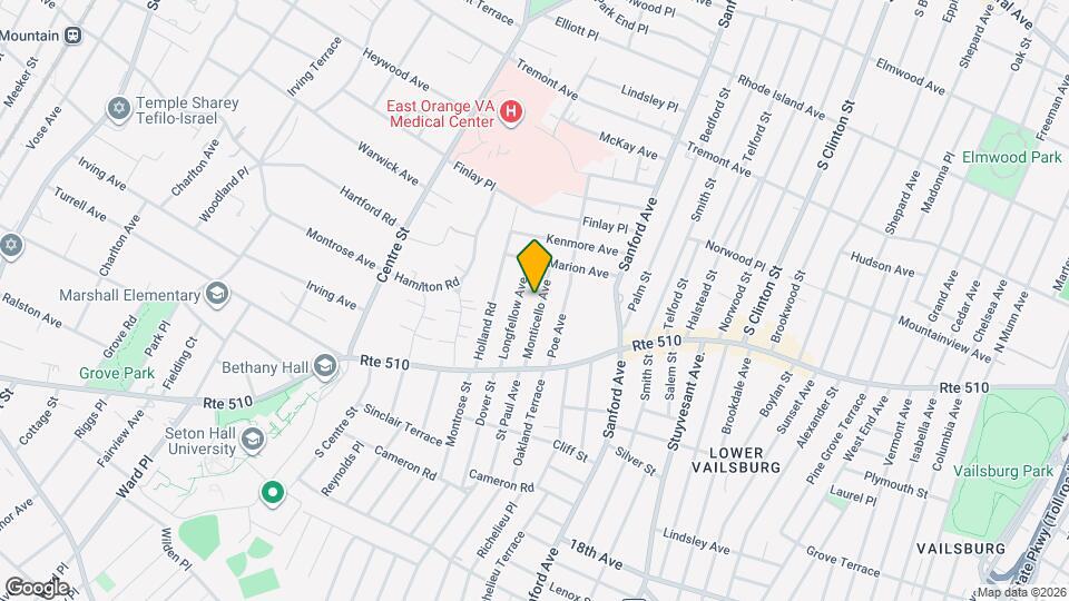 55 Monticello Ave, Unit 1 Map and Location Details