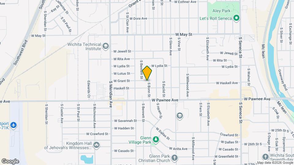 2103 W Grant St Map and Location Details