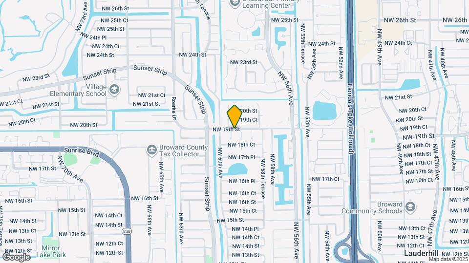 5962 NW 19th St Map and Location Details
