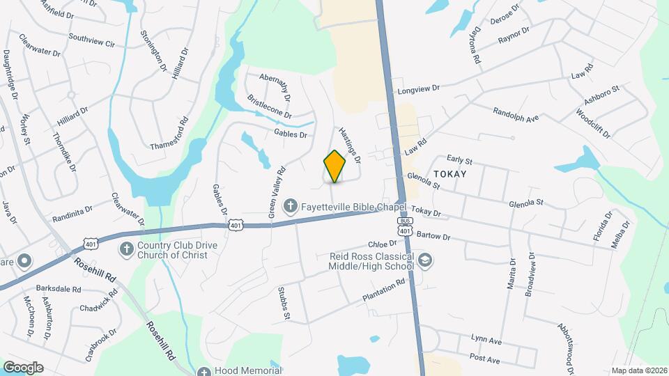 3509 Hastings Dr Map and Location Details