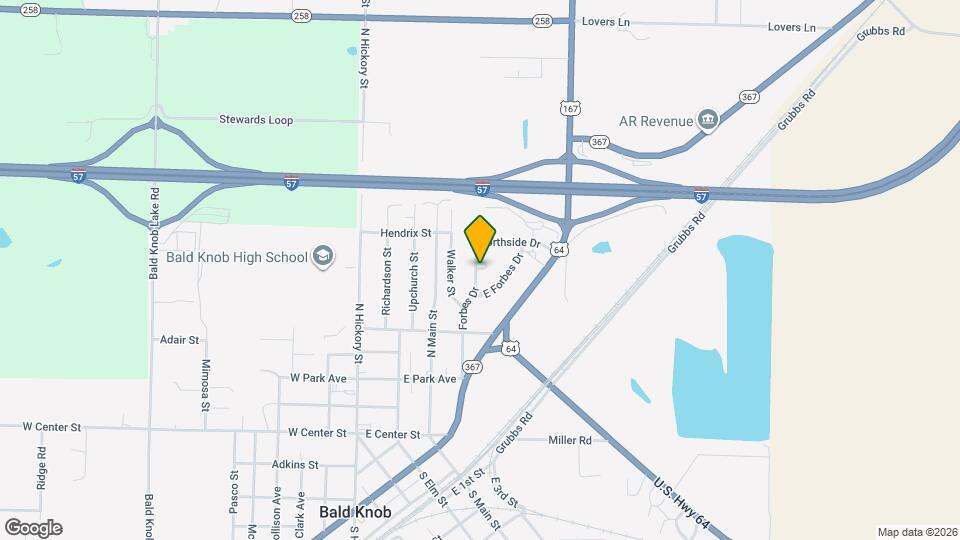 718 E Forbes Dr Map and Location Details