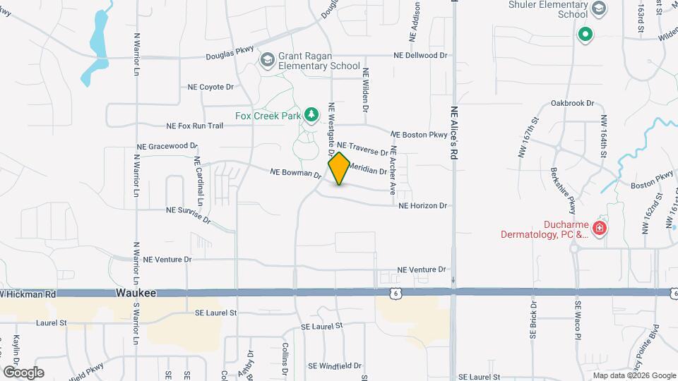 580 NE Bowman Dr Map and Location Details