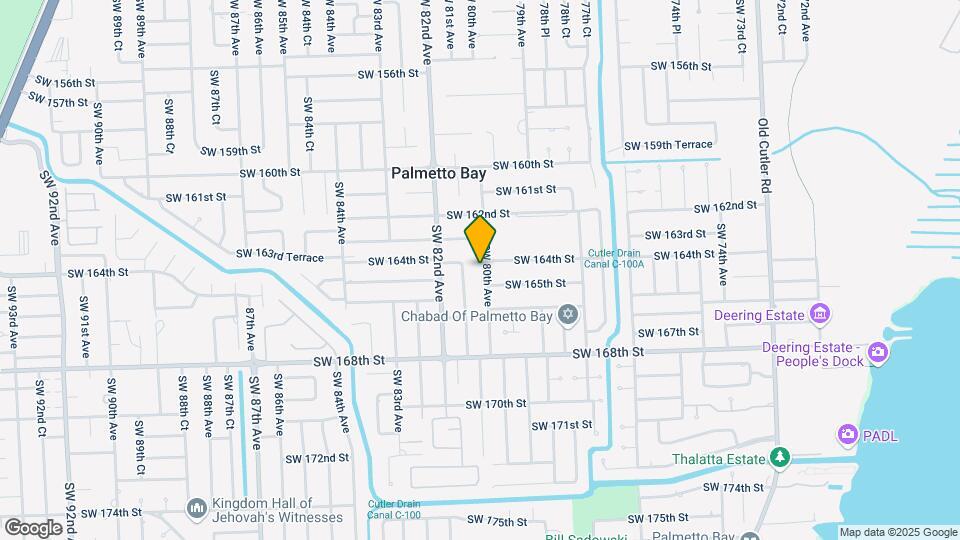 16420 SW 80th Ave Map and Location Details