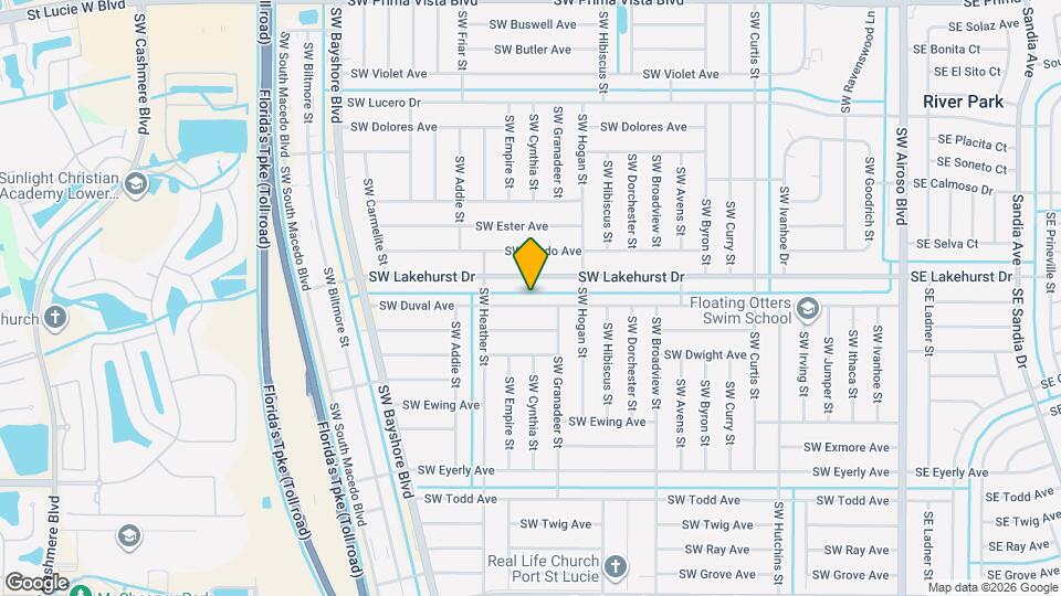 545 SW Duval Ave Map and Location Details