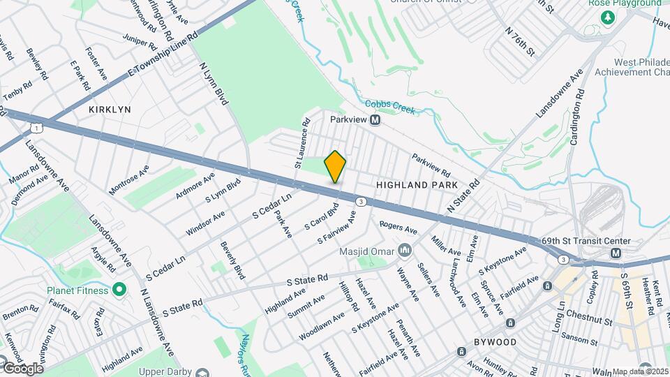 8003 W Chester Pike, Unit Apt#1 Map and Location Details