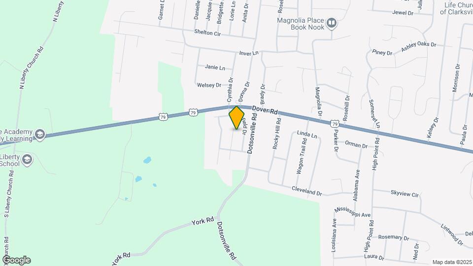 625 Wolfchase Dr Map and Location Details