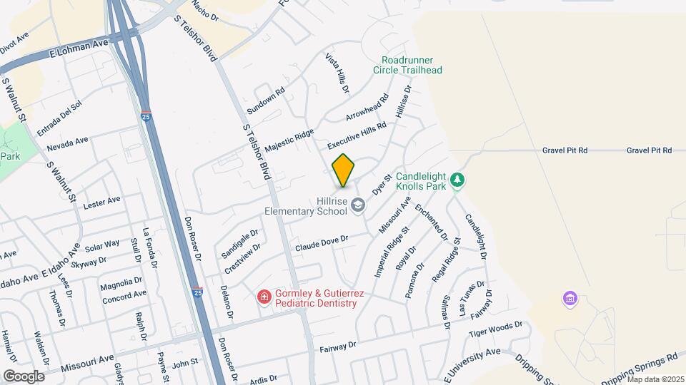 3030 Hillrise Dr, Unit 3030 Hillrise Map and Location Details